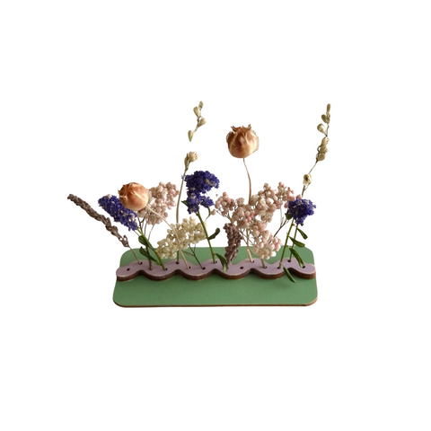 Bloom Stand (Squiggle) - Dried Flower Art