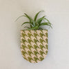 Houndstooth Pocket Wall Planter Vase