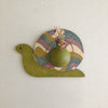 Snail Wall Art - Roller Coaster Green