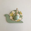 Snail Wall Art - Mint Green Diamond