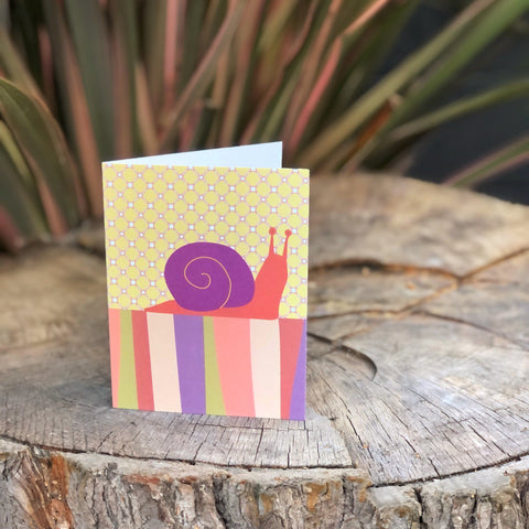 Snail Folded Card