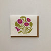 Magenta Flower Folded Card