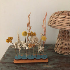 Bloom Stand (Circles) - Dried Flower Art