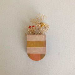 Mini Magnetic Planter Pot - Modern Quilt