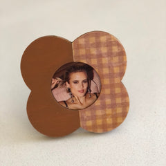 Wood Photo + Art Frame - Flower