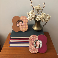 Wood Photo + Art Frame - Flower