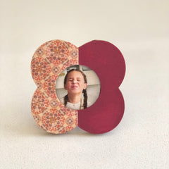 Wood Photo + Art Frame - Flower