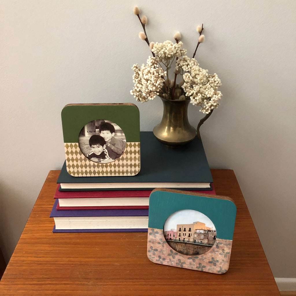 Wood Photo + Art Frame - Round