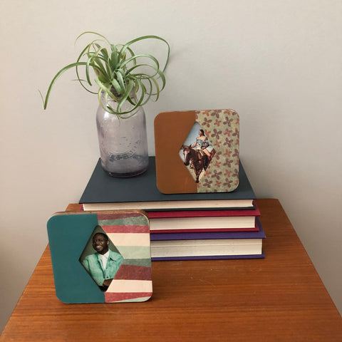 Wood Photo + Art Frame - Diamond Vertical