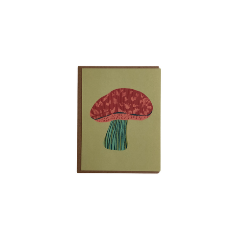 Mushroom Folded Card