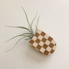 Mini Magnetic Planter Pot - Checkered