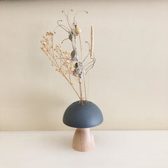 Large Mushroom Vase - Mid Modern Base