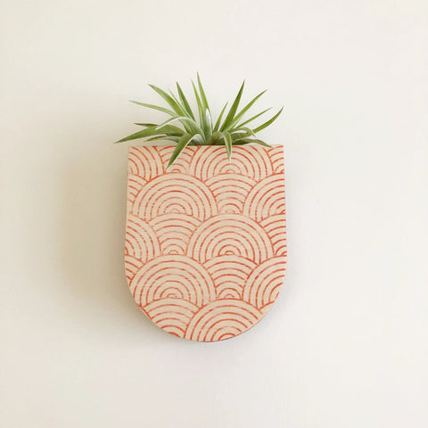 Mod Curves Pocket Wall Planter Vase