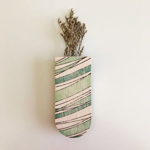 Riptide Skinny Pocket Wall Planter Vase