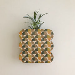 Scallop Geometric Wall + Tabletop Vase Planter